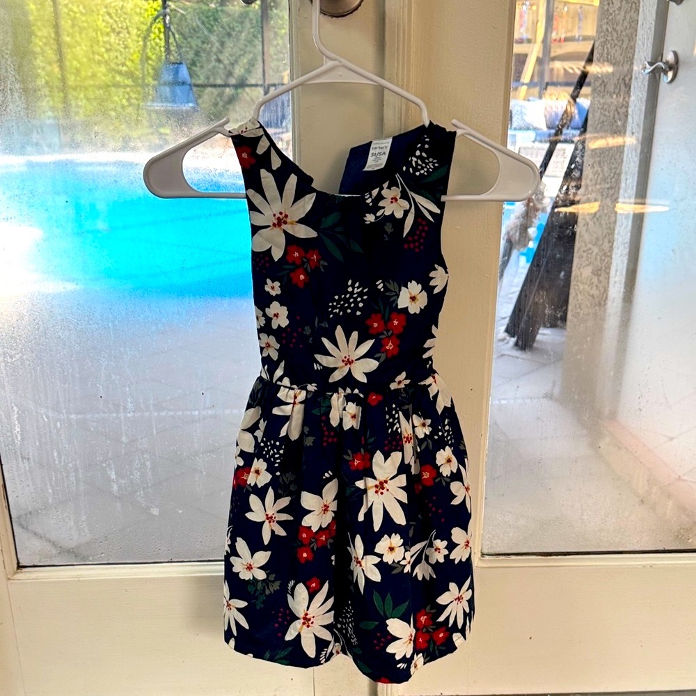 KIDS Carter's Navy Floral Dress